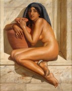 Marcel René von Herrfeldt_1890-1965_Amphora_A nubian beauty at the baths.jpg